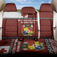 Tongan Culture Back Car Seat Cover Ngatu Art Tattoo and Emblem of Tonga LT03 One Size Red - Polynesian Pride