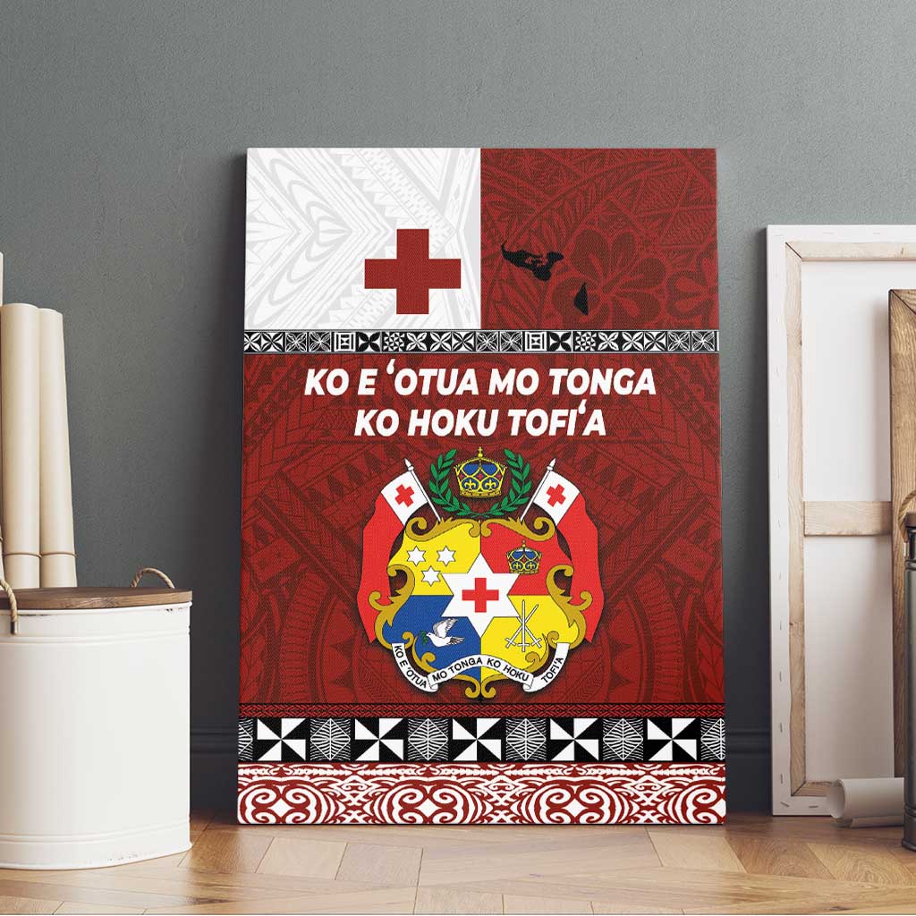 Tongan Culture Canvas Wall Art Ngatu Art Tattoo and Emblem of Tonga LT03 - Polynesian Pride