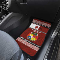 Tongan Culture Car Mats Ngatu Art Tattoo and Emblem of Tonga LT03 - Polynesian Pride