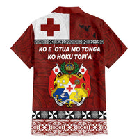 Tongan Culture Family Matching Mermaid Dress and Hawaiian Shirt Ngatu Art Tattoo and Emblem of Tonga LT03 - Polynesian Pride