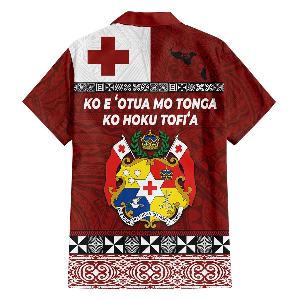 Tongan Culture Hawaiian Shirt Ngatu Art Tattoo and Emblem of Tonga LT03 - Polynesian Pride