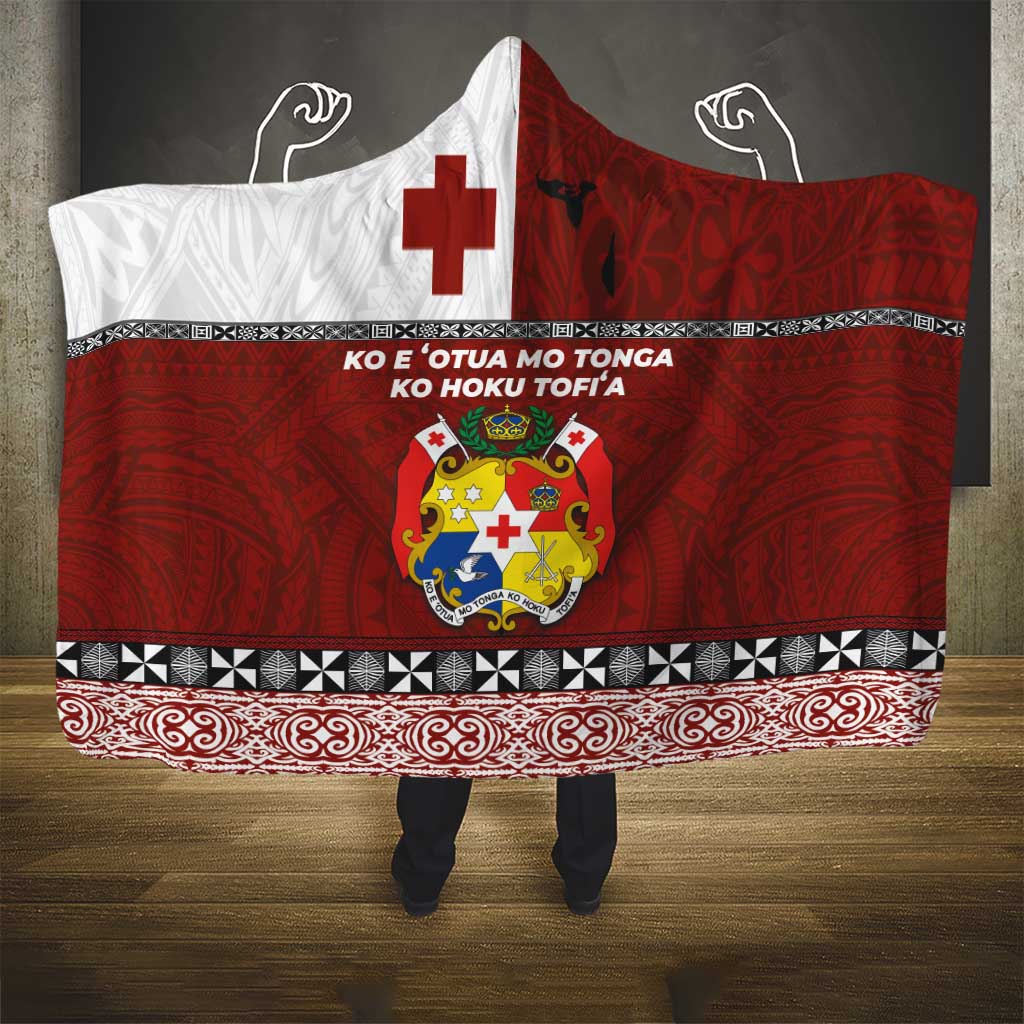 Tongan Culture Hooded Blanket Ngatu Art Tattoo and Emblem of Tonga LT03 - Polynesian Pride