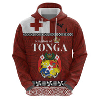 Tongan Culture Hoodie Ngatu Art Tattoo and Emblem of Tonga LT03 - Polynesian Pride