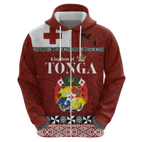 Tongan Culture Hoodie Ngatu Art Tattoo and Emblem of Tonga LT03 - Polynesian Pride