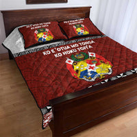 Tongan Culture Quilt Bed Set Ngatu Art Tattoo and Emblem of Tonga LT03 - Polynesian Pride