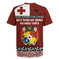 Tongan Culture Rugby Jersey Ngatu Art Tattoo and Emblem of Tonga LT03 - Polynesian Pride
