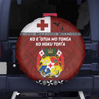 Tongan Culture Spare Tire Cover Ngatu Art Tattoo and Emblem of Tonga LT03 - Polynesian Pride