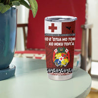 Tongan Culture Tumbler Cup Ngatu Art Tattoo and Emblem of Tonga LT03 - Polynesian Pride