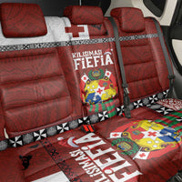 Tongan Christmas Back Car Seat Cover Kilisimasi Fiefia with Ngatu Art Tattoo LT03 - Polynesian Pride