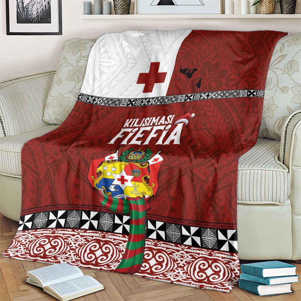 Tongan Christmas Blanket Kilisimasi Fiefia with Ngatu Art Tattoo LT03 - Polynesian Pride