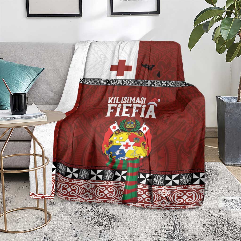 Tongan Christmas Blanket Kilisimasi Fiefia with Ngatu Art Tattoo LT03 - Polynesian Pride