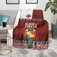 Tongan Christmas Blanket Kilisimasi Fiefia with Ngatu Art Tattoo LT03 - Polynesian Pride