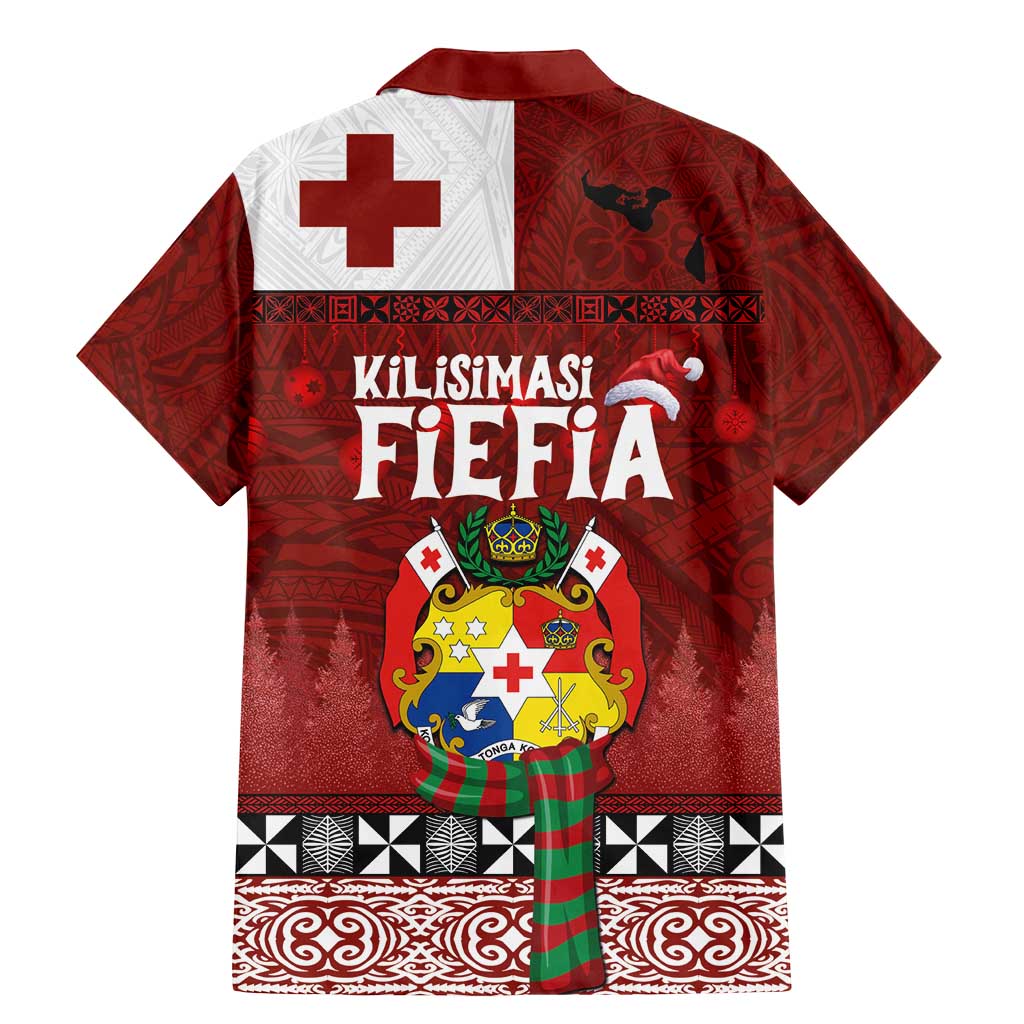 Tongan Christmas Family Matching Mermaid Dress and Hawaiian Shirt Kilisimasi Fiefia with Ngatu Art Tattoo LT03 - Polynesian Pride