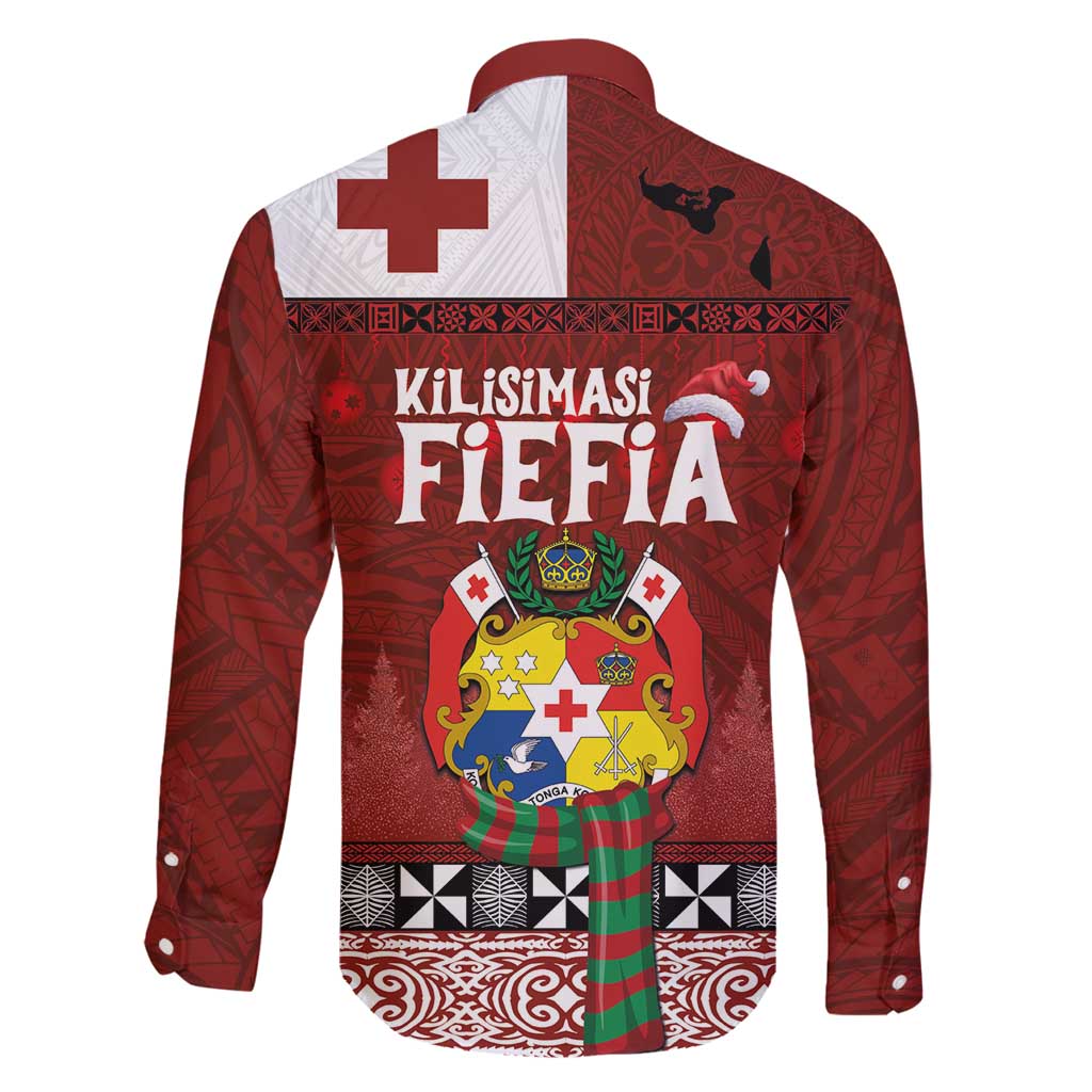 Tongan Christmas Family Matching Mermaid Dress and Hawaiian Shirt Kilisimasi Fiefia with Ngatu Art Tattoo LT03 - Polynesian Pride