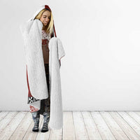 Tongan Christmas Hooded Blanket Kilisimasi Fiefia with Ngatu Art Tattoo LT03 - Polynesian Pride