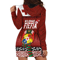 Tongan Christmas Hoodie Dress Kilisimasi Fiefia with Ngatu Art Tattoo LT03 - Polynesian Pride