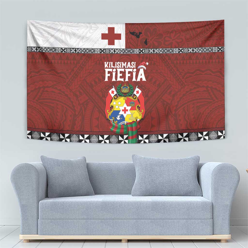Tongan Christmas Tapestry Kilisimasi Fiefia with Ngatu Art Tattoo LT03 - Polynesian Pride