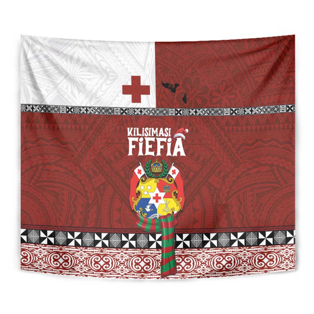 Tongan Christmas Tapestry Kilisimasi Fiefia with Ngatu Art Tattoo LT03 - Polynesian Pride