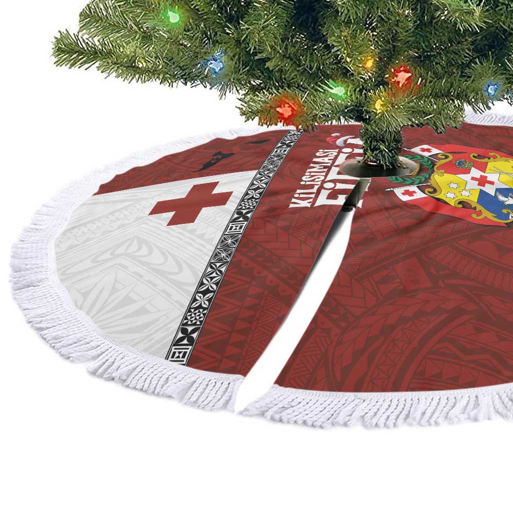 Tongan Christmas Tree Skirt Kilisimasi Fiefia with Ngatu Art Tattoo LT03 - Polynesian Pride