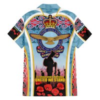 Royal New Zealand Air Force ANZAC Day Family Matching Puletasi and Hawaiian Shirt Te Tauaarangi o Aotearoa LT03 - Polynesian Pride