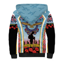 Royal New Zealand Air Force ANZAC Day Sherpa Hoodie Te Tauaarangi o Aotearoa LT03 - Polynesian Pride