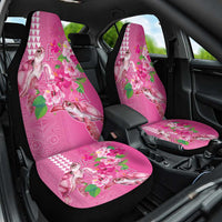 Hawaii Aloha Turtle Hibiscus and Leaves Car Seat Cover with Polynesian and Kakau Tattoos Rose Color LT03 One Size Pink - Polynesian Pride