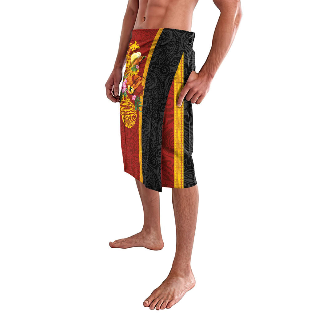 Papua New Guinea Independence Day Lavalava Birds-of-Paradise Melanesian Tattoos Tropical Plants