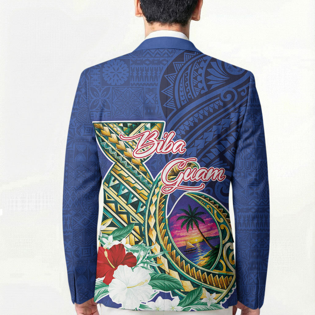 Guam Chamorro Blazer Tribal Latte Stone and Seal Artwork Polynesian Patterns
