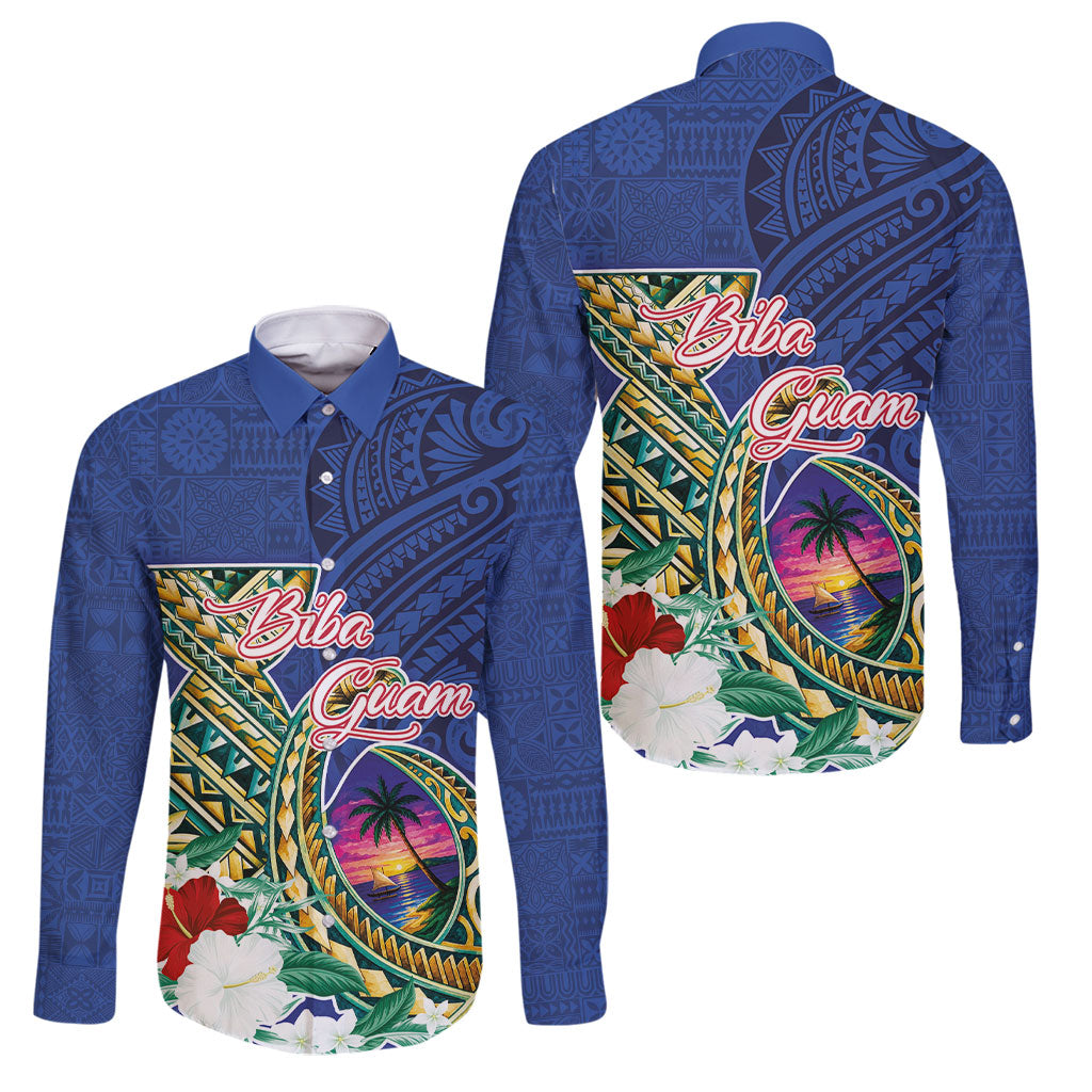 Guam Chamorro Family Matching Mermaid Dress and Hawaiian Shirt Tribal Latte Stone and Seal Artwork Polynesian Patterns