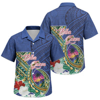 Guam Chamorro Family Matching Short Sleeve Bodycon Dress and Hawaiian Shirt Tribal Latte Stone and Seal Artwork Polynesian Patterns