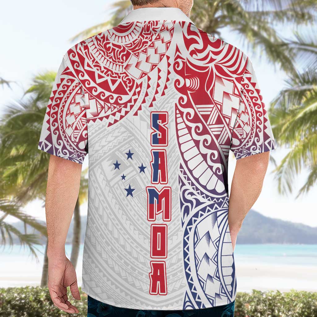 Samoa 685 Art Traditional Tattoo Pattern Hawaiian Shirt Gradient Color