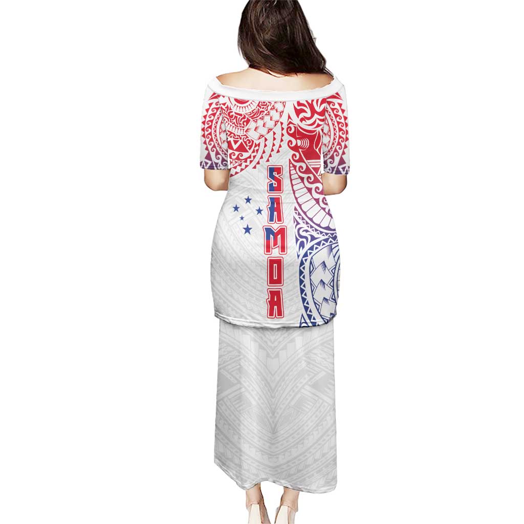 Samoa 685 Art Traditional Tattoo Pattern Puletasi Gradient Color