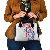 Samoa 685 Art Traditional Tattoo Pattern Shoulder Handbag Gradient Color