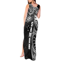 Samoa 685 Art Traditional Tattoo Pattern Tank Maxi Dress Black Color LT03 - Polynesian Pride