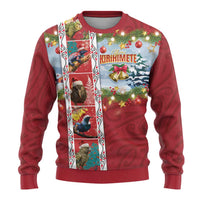 New Zealand Merry Christmas Ugly Christmas Sweater Maori Animals, Koru Tattoo - Red Xmas Style LT03 - Polynesian Pride