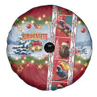 New Zealand Merry Christmas Spare Tire Cover Maori Animals, Koru Tattoo - Red Xmas Style LT03 - Polynesian Pride