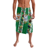 New Zealand Merry Christmas Lavalava Maori Animals, Koru Tattoo - Green Xmas Style LT03 Green - Polynesian Pride