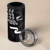 Custom New Zealand Rugby Jersey 2025 4 in 1 Can Cooler Tumbler The Champions Aotearoa LT03 - Polynesian Pride
