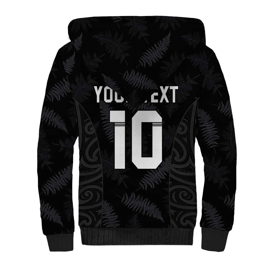 New Zealand Rugby Custom Sherpa Hoodie The Champions Aotearoa LT03 - Polynesian Pride