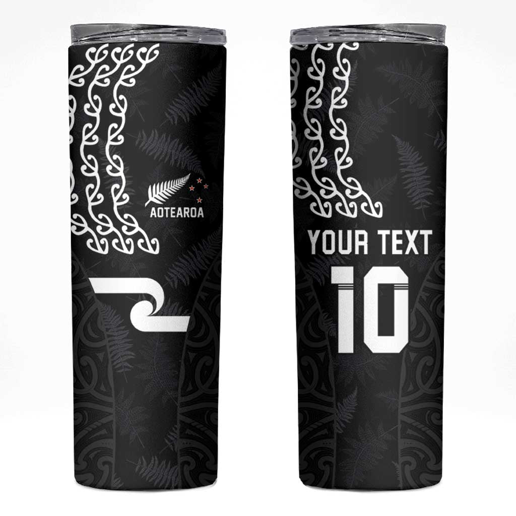 Custom New Zealand Rugby Jersey 2025 Skinny Tumbler The Champions Aotearoa