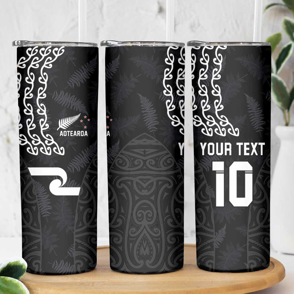 Custom New Zealand Rugby Jersey 2025 Skinny Tumbler The Champions Aotearoa