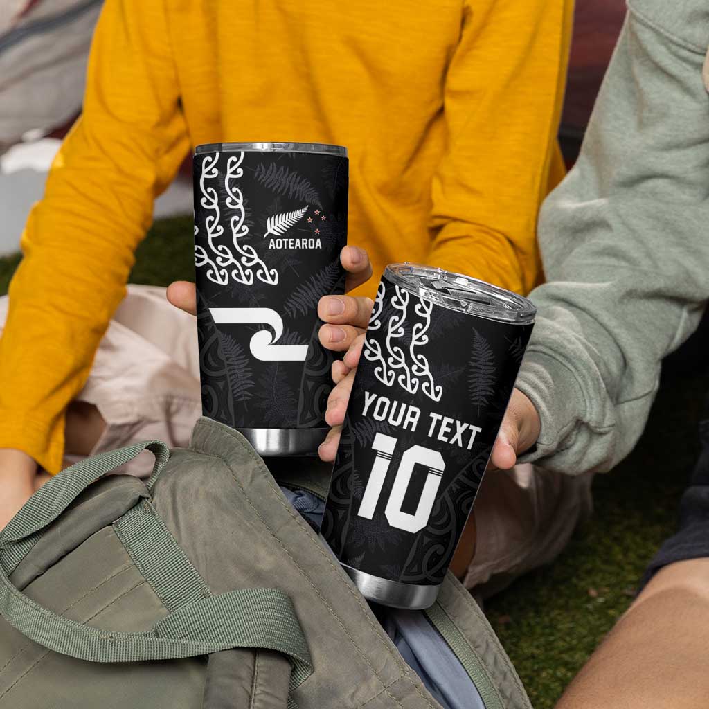 Custom New Zealand Rugby Jersey 2025 Tumbler Cup The Champions Aotearoa LT03 - Polynesian Pride