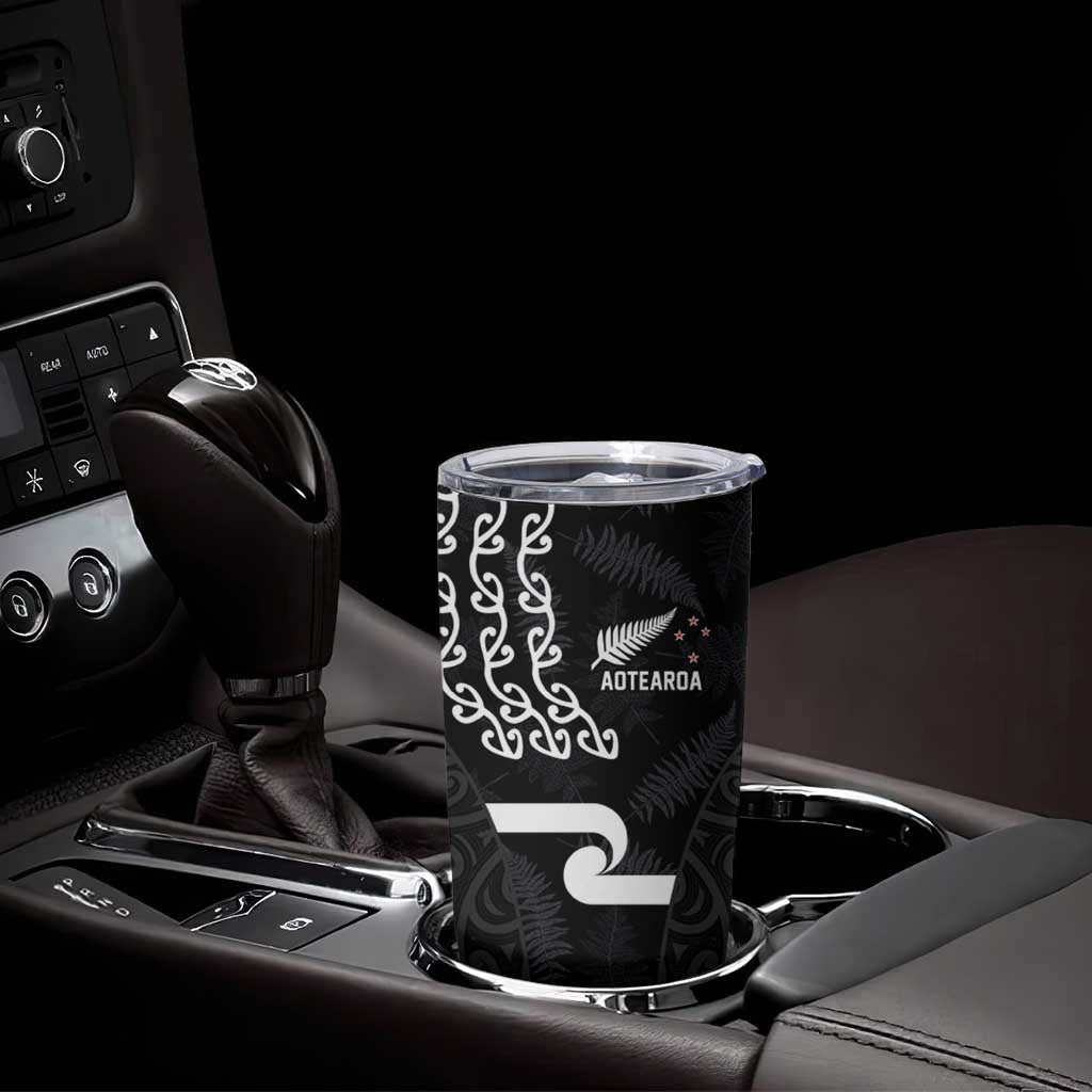 Custom New Zealand Rugby Jersey 2025 Tumbler Cup The Champions Aotearoa LT03 - Polynesian Pride
