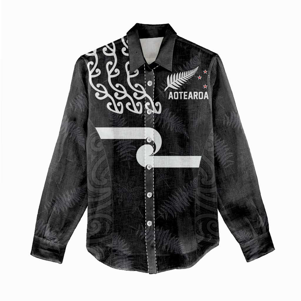 New Zealand Rugby Custom Women Casual Shirt The Champions Aotearoa