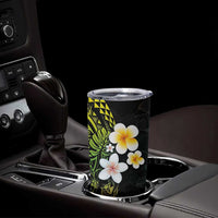 Hawaiian Hibiscus and Plumeria Polynesian Tribal Tattoo Tumbler Cup Reggae Color LT03 - Polynesian Pride