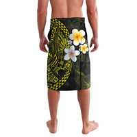 Hawaiian Hibiscus and Plumeria Polynesian Tribal Tattoo Lavalava Yellow Color LT03 - Polynesian Pride