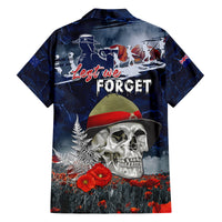 New Zealand ANZAC Day Family Matching Tank Maxi Dress and Hawaiian Shirt Freedom Ain't Free LT05 - Polynesian Pride