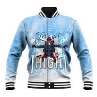 New Zealand Sky Diving Baseball Jacket Lets Get High