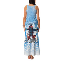 New Zealand Sky Diving Family Matching Tank Maxi Dress and Hawaiian Shirt Lets Get High LT05 - Polynesian Pride