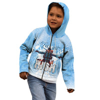 New Zealand Sky Diving Kid Hoodie Lets Get High LT05 - Polynesian Pride
